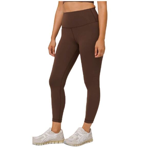 Lululemon Wunder Train High-Rise Tight 25" Brown Earth Womens Size 20 - Picture 14 of 14